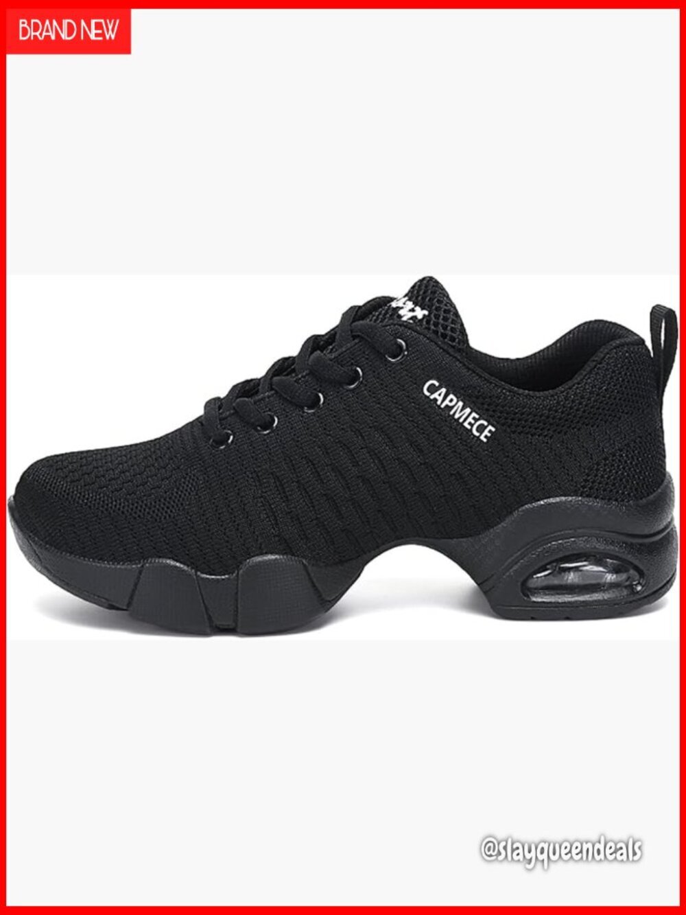 Split Sole Jazz Dance Sneakers Lace Up Recycled Material Athletic Shoes